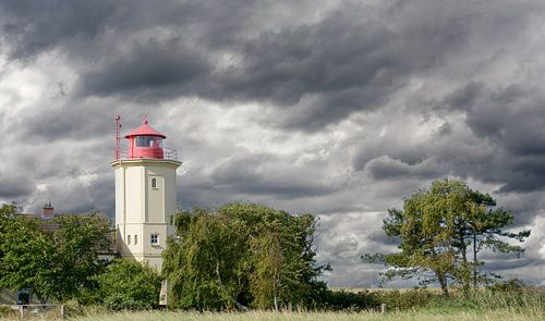 Vuurtoren van Westermarkelsdorf op het eiland Fehmarn