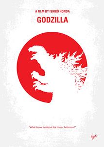 No029-1 My Godzilla 1954 minimal movie poster van Chungkong Art