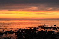 Ameland/Wad bij zonsondergang van Rinnie Wijnstra thumbnail