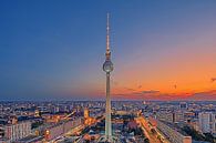 Sonnenuntergang in Berlin von Henk Meijer Photography Miniaturansicht