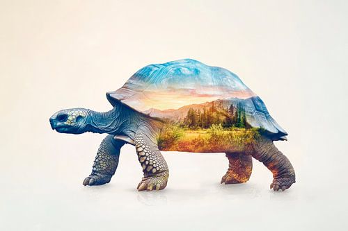 Fantasierijke schildpad