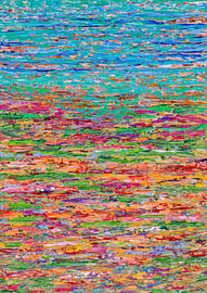 Blumenreicher Feldrand auf Texel. von Atelier ‘Et Wad - Monique Bremer
