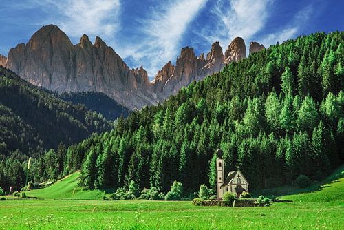 Kerk in Dolomieten