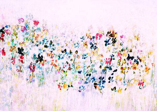 Blumengarten Japandiart von Claudia Gründler