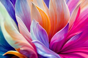 fond abstrait pastel avec fleurs, illustration d'art sur Animaflora PicsStock
