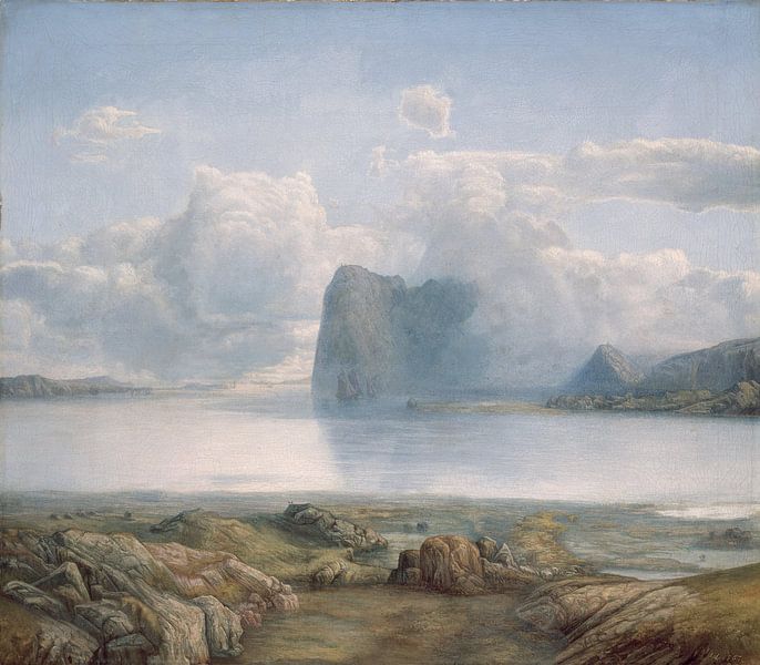 Lars Hertervig~Iceland Borg-leaf 248;ya par finemasterpiece