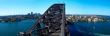 Panorama du Harbour Bridge de Sydney sur Melanie Viola