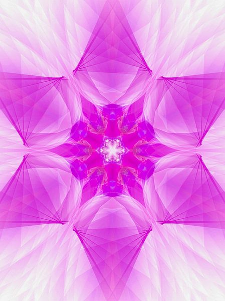 Mandala digital art 'Intuition' by Ivonne Fuhren- van de Kerkhof