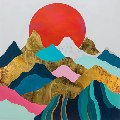 Abstract landschap