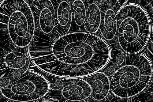 Cirkels in zwart wit