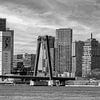 Willemsbrug et le centre ville de Rotterdam sur Paysages urbains - Rick Van der Poorten Photography