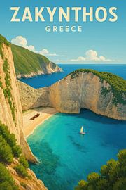 Zakynthos by Poster Art Shop