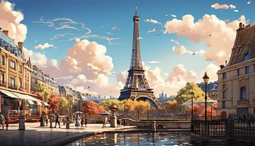 Paris in Herinnering van Art Lovers