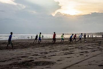 Strandvoetbal van Merijn Koster