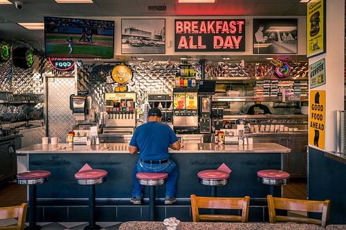 Restaurant im Retro-Stil, Amerika