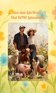 Les animaux sont des êtres vivants - et PAS des aliments sur livingyourway