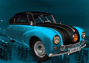 Tatra 87 in blue & black