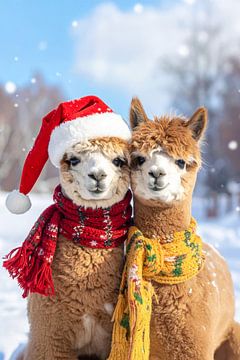 Alpacas in the snow...