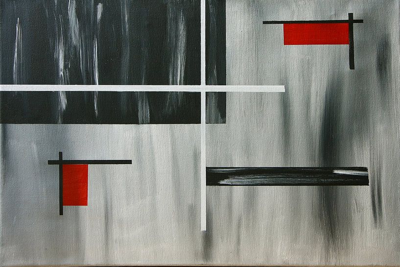 Un peu de rouge par Yvonne Smits