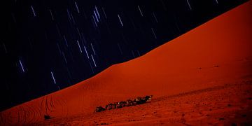 shooting stars in sahara by Stefan Havadi-Nagy
