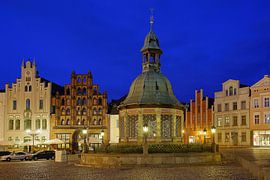 Wismar market place by Patrick Lohmüller