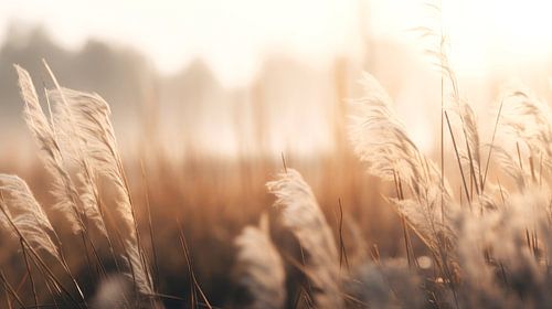 Verlichte Elegantie: Pampasgras