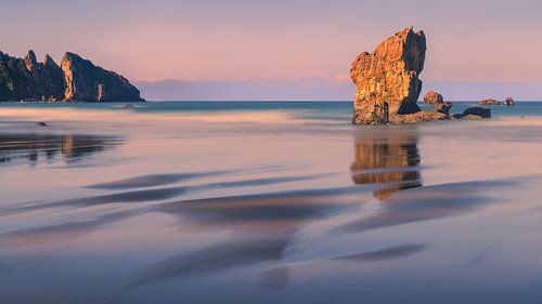 Playa de Aguilar in Asturië, Spanje