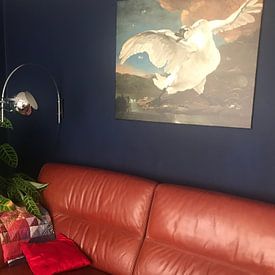Customer photo: The endangered swan, Jan Asselijn, on canvas