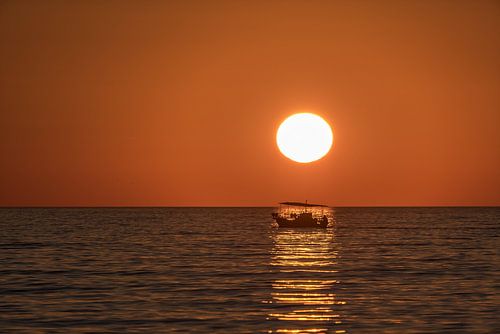 Zonsondergang op Lesbos