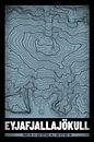 Eyjafjallajökull | Kaart Topografie (Grunge) van ViaMapia thumbnail