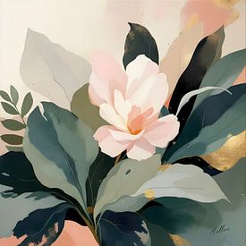 L'équilibre botanique tranquille sur Mellow Art