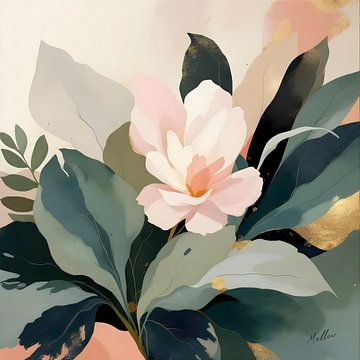 L'équilibre botanique tranquille sur Mellow Art