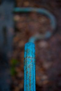 Blauwe brugleuning