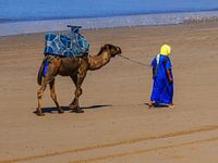 Gemeinsam am Strand von Agadir