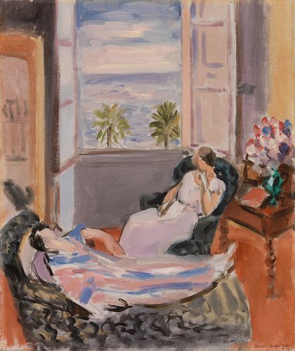 Henri Matisse, Interior with Two Figures, Open Window 