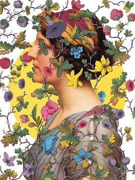 Hiding in the Garden - a Yellow on White Edition von Marja van den Hurk