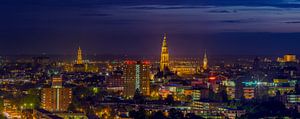 La ville de Groningen à l'heure bleue sur Henk Meijer Photography