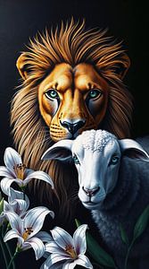 Lion et mouton - Le monde animal #2