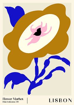 Bloemenmarkt. Lissabon van NKTN