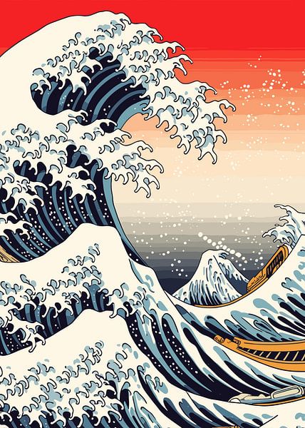 Japanese Painting Ukiyo by Mason Scott