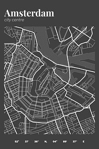 Stadtplan von Amsterdam