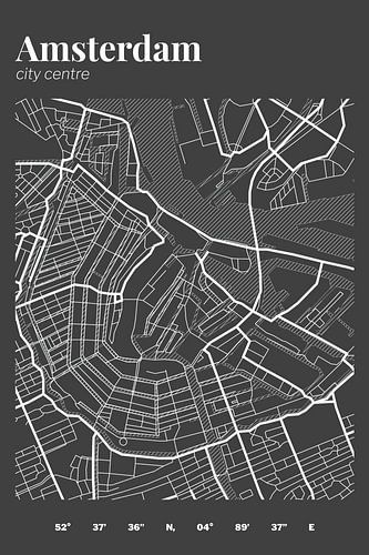 City map of Amsterdam