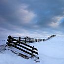 Winter in Stavoren Friesland Vierkant formaat van Peter Bolman thumbnail
