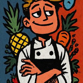Chefkoch für Obst | Chefkoch für Vibes von OMG Art