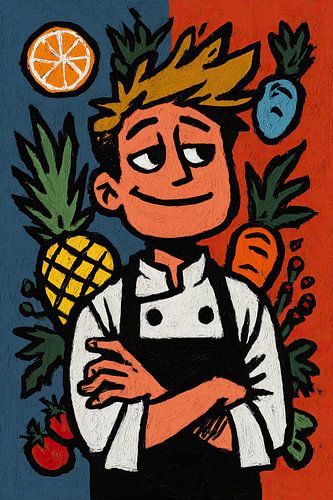 Chefkoch für Obst | Chefkoch für Vibes von OMG Art