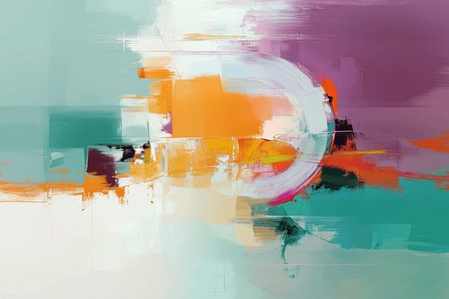 Colourful, modern and abstract