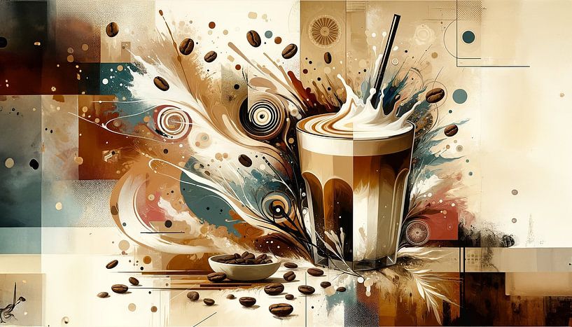 Coffee creation in a riot of colour by artefacti