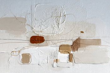 Composition organique neutre dans des tons beiges