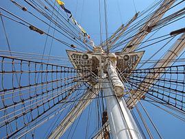 mast van een Tallship sur hetto hettema