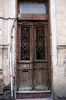Old brown doors